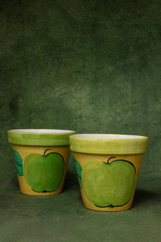 Bellini Pottery Apple Plant Pot