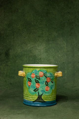 Bellini Pottery Peach Tree Plant Pot