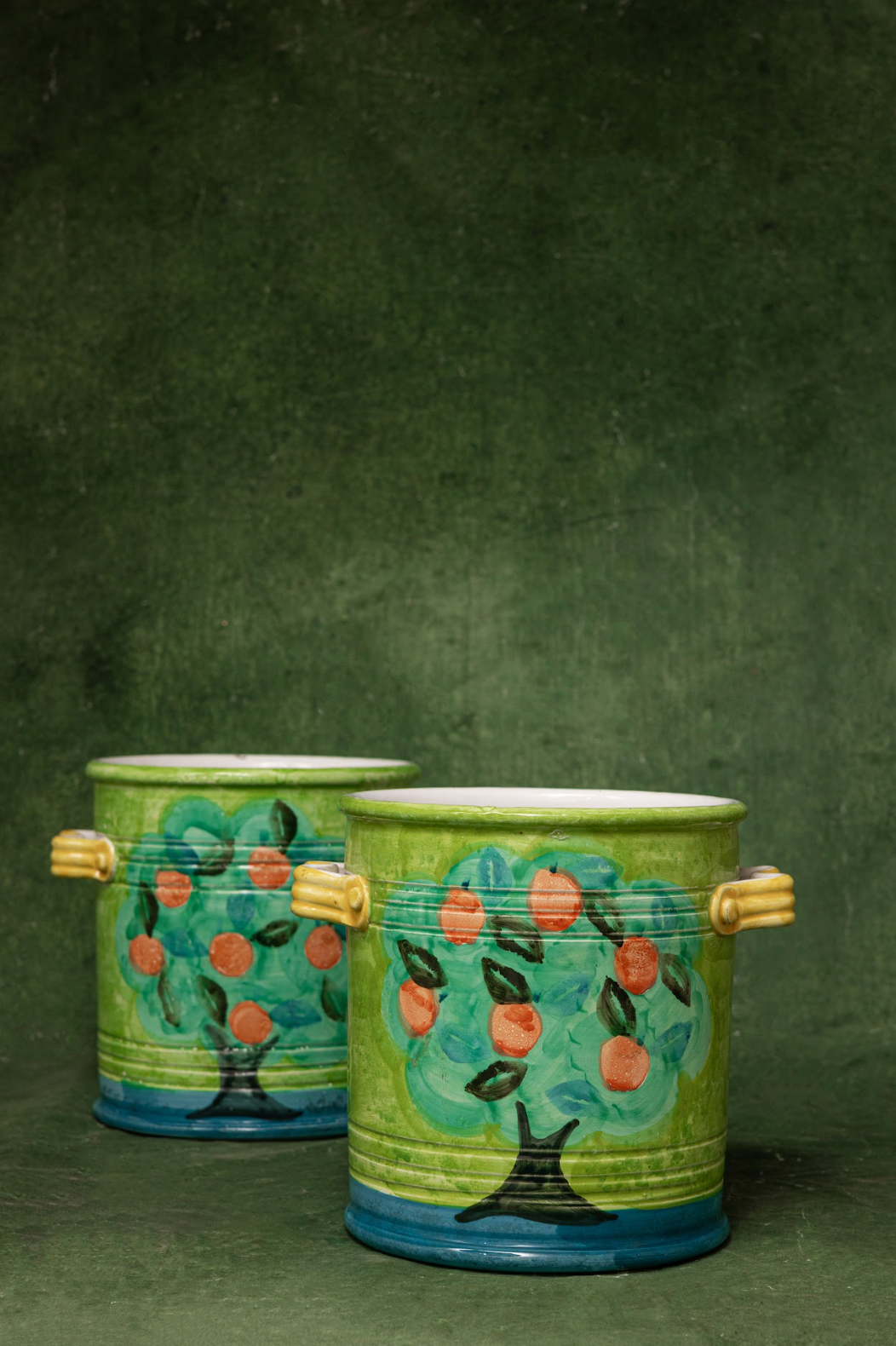 Bellini Pottery Peach Tree Plant Pot