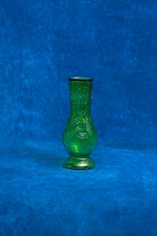 FTD Green Flower Motif Bud Vase