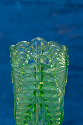 Summer Butterfly Glass Vase