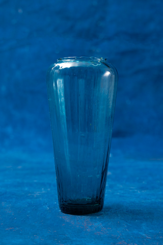 Aqua Murano Glass Vase