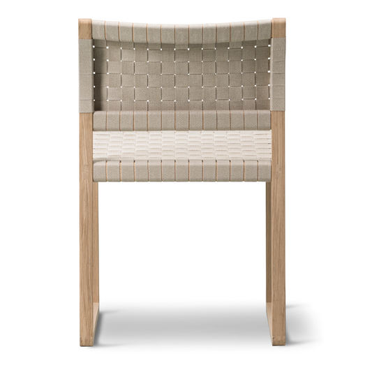 Linen Webbing Chair by B√∏rge Mogensen