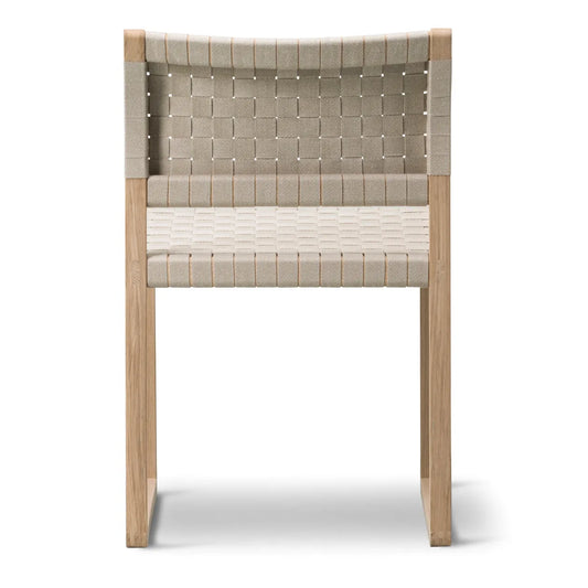 Linen Webbing Chair by Borge Mogensen
