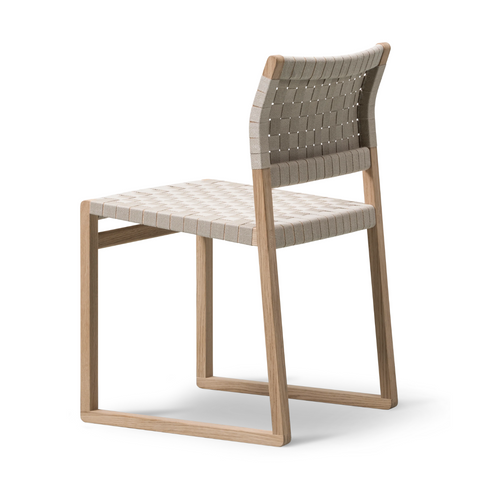 Linen Webbing Chair by Børge Mogensen