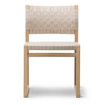 Linen Webbing Chair by B√∏rge Mogensen