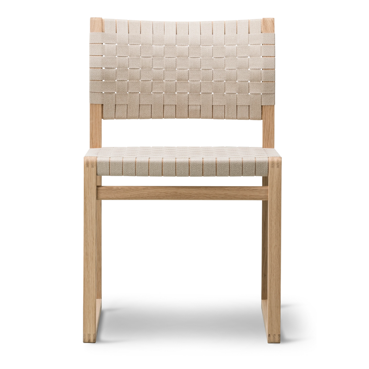 Linen Webbing Chair by Børge Mogensen