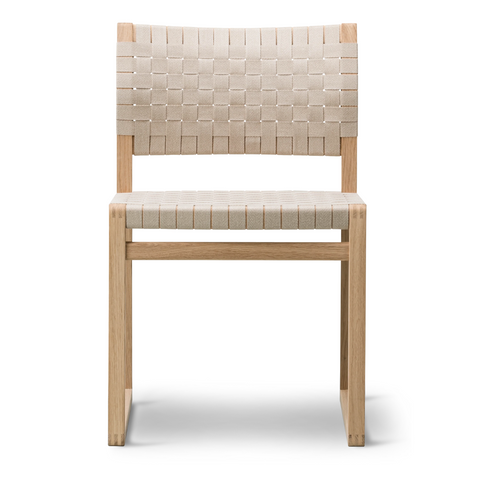 Linen Webbing Chair by Børge Mogensen