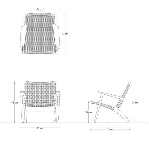 Lounge Chair by Hans J. Wegner