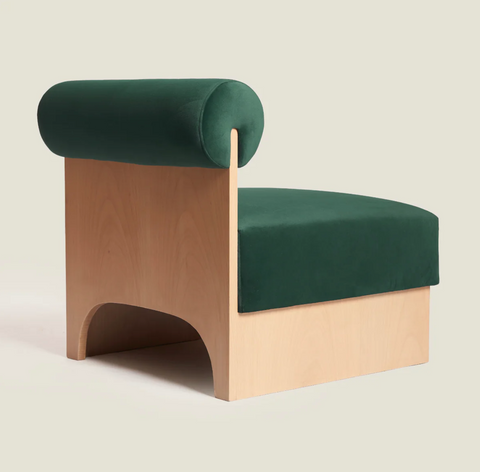 Marcella in Green - Statement Chair