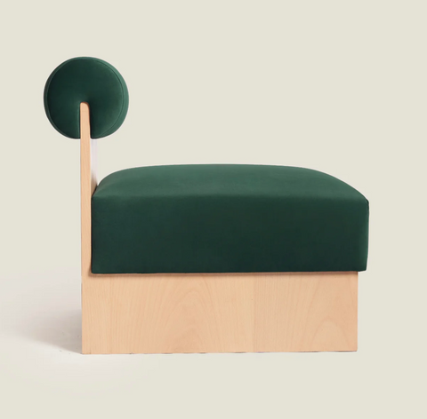 Marcella in Green - Statement Chair