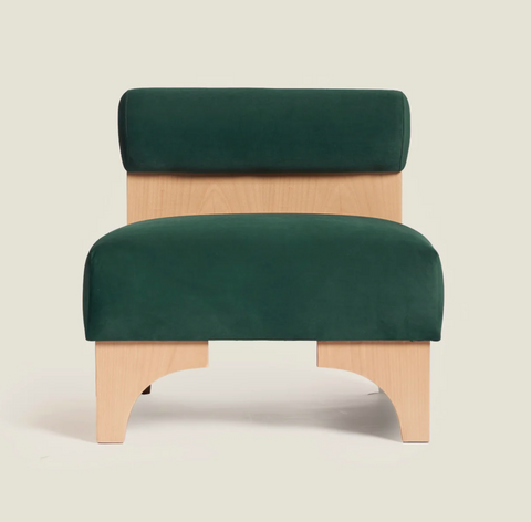 Marcella in Green - Statement Chair