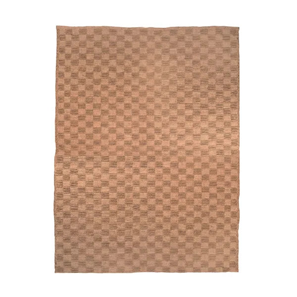 Checkered Jute Rug