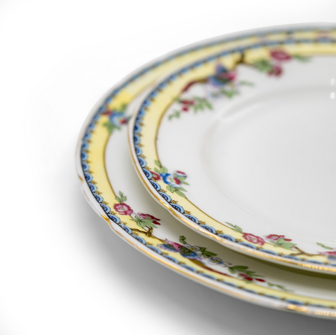 Floral Noritake Fine China Dining Plates Set