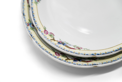 Floral Noritake Fine China Dining Plates Set