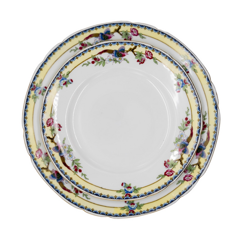 Floral Noritake Fine China Dining Plates Set