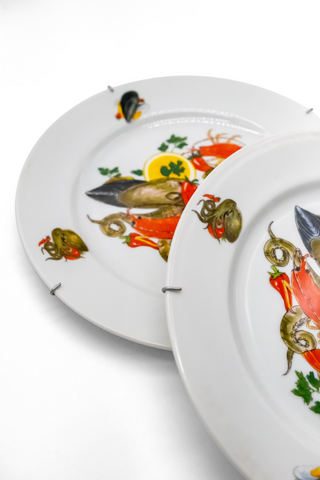 Astier De Villatte, Frutti Di Mare Plates Mini Set