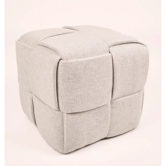 Grid Ottoman Pouf