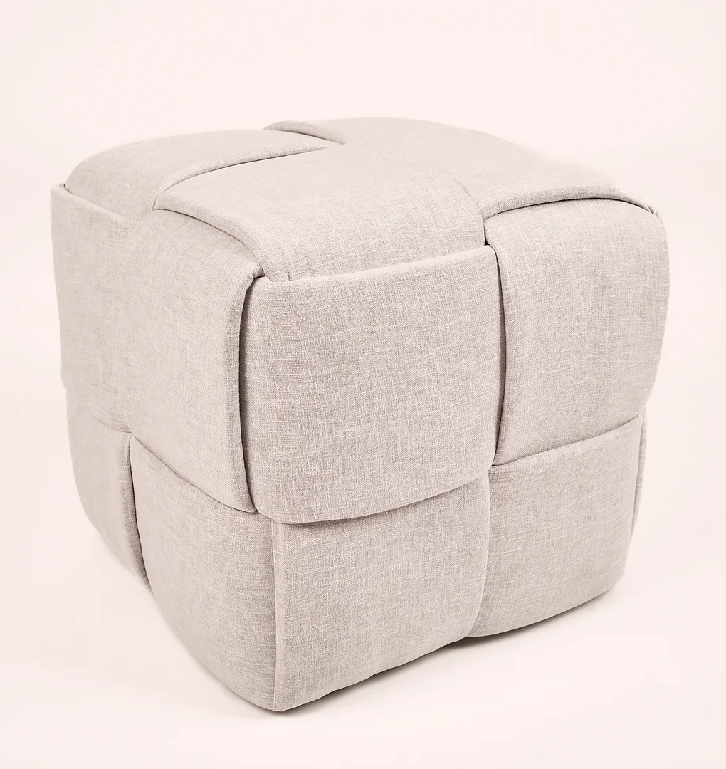 Grid Ottoman Pouf