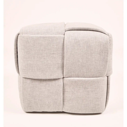 Grid Ottoman Pouf