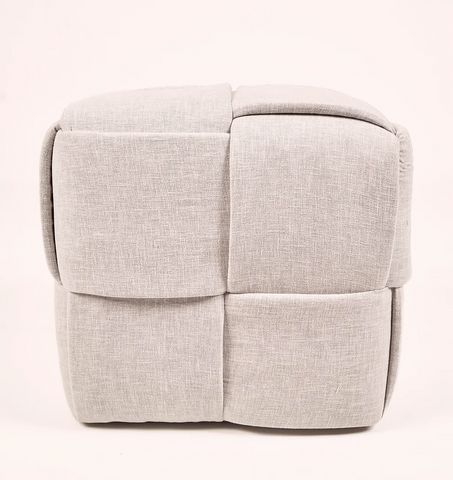 Grid Ottoman Pouf