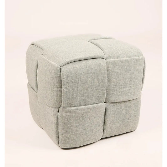Grid Ottoman Pouf