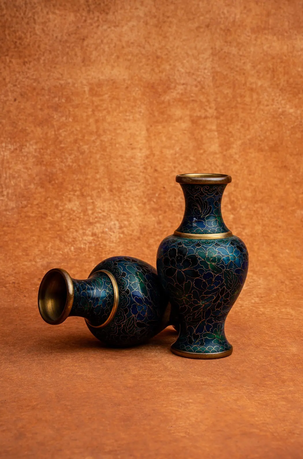 Pair Of Chinese Jingfa Vases