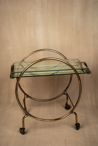 Art Deco Hungarian Bar Cart