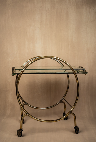 Art Deco Hungarian Bar Cart