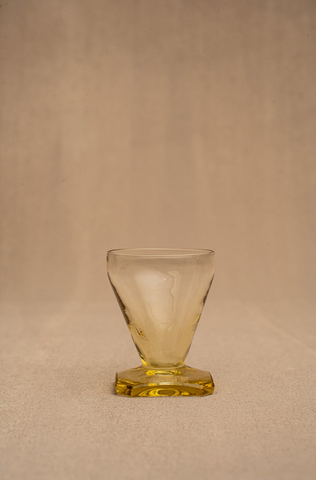 Streit Stolz Hosena Art Deco Yellow Glass Tumblers