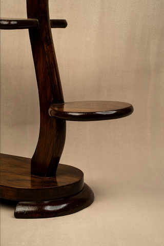 Art Deco Three-Tiered Side Table