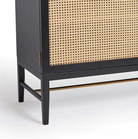 Cane Black Cabinet