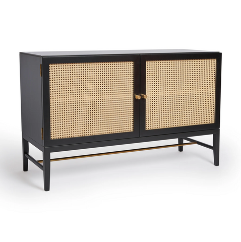 Cane Black Cabinet