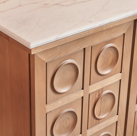 Beech Marble Sideboard