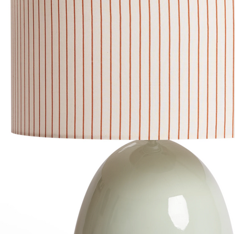 Luna Table Lamp - Striped Chapeau