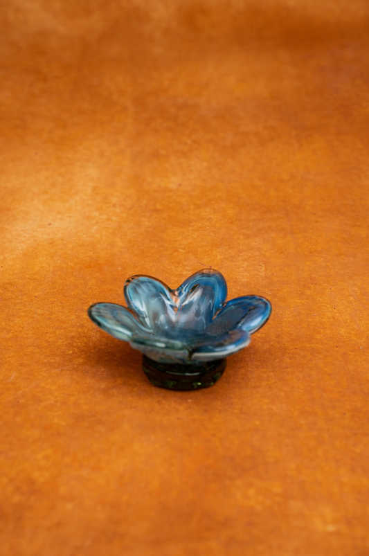 Murano Metallic Flower Bowl