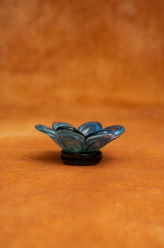 Murano Metallic Flower Bowl