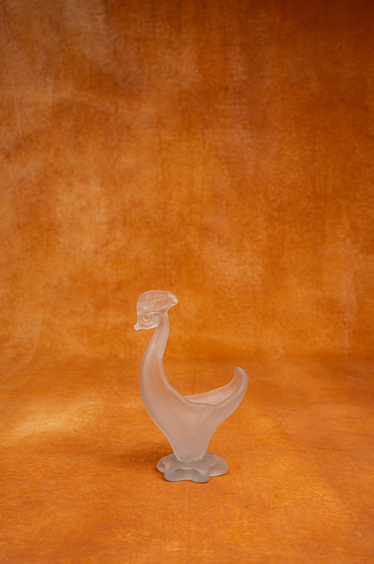 Glass Bird Swan Handmade Figurine