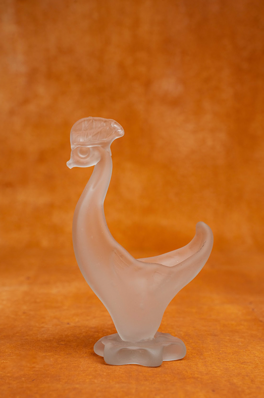 Glass Bird Swan Handmade Figurine