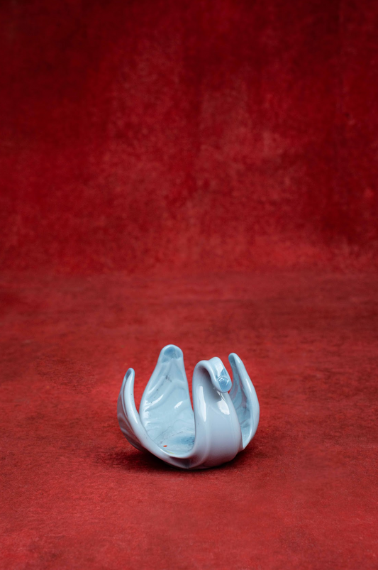 Gerold Porcelain Bavaria Spread-winged White Dove Ashtray