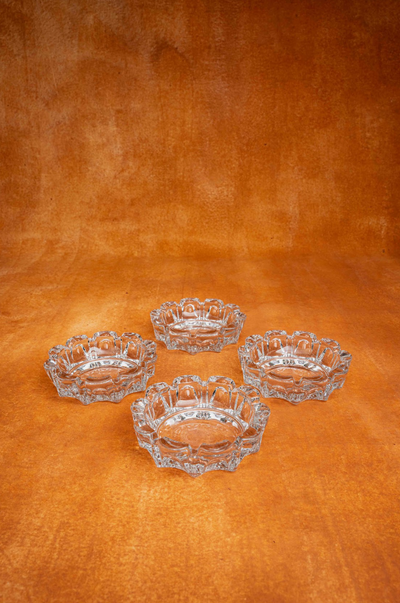 70s Clear Glass Ashtray