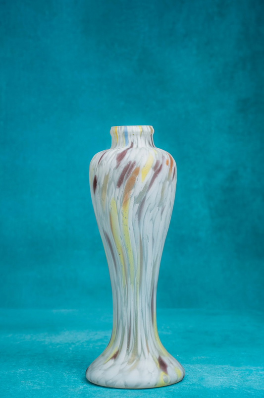70s Glass Vase in Whitefriars Art Glass