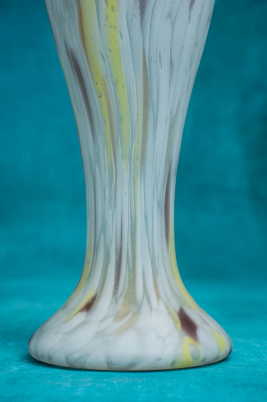 70s Glass Vase in Whitefriars Art Glass