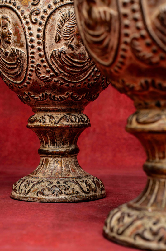 Set of two Antique Wilhelm Schiller & Son Pair of Jugs/Vases