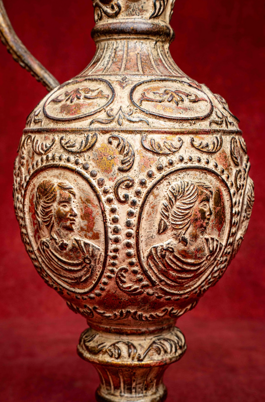 Set of two Antique Wilhelm Schiller & Son Pair of Jugs/Vases