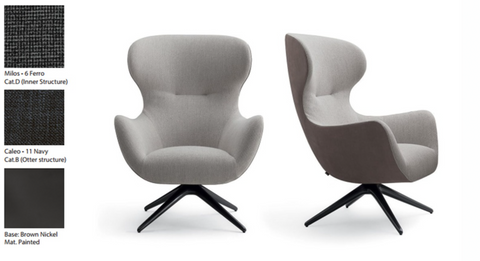 Mad Joker Swivel Armchair - Poliform