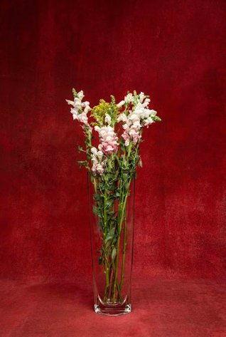 Handmade Clear Turkish Glass Conical Vase