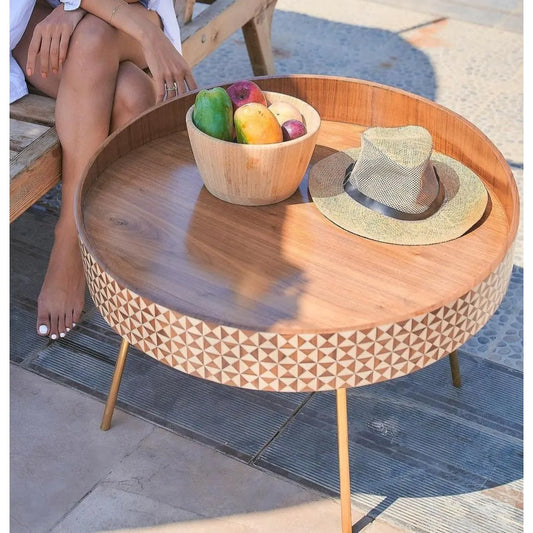 Pearly Brown Coffee Table - Rofoof- The Mob Collective