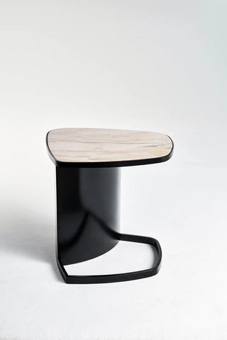 L-Shape Curve (Italian Beige Breccia Marble)