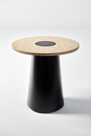 The Classic Travertine (Black Cone Base)